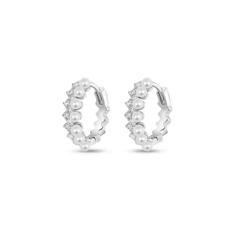 Minimalist Silver Hoop Earrings