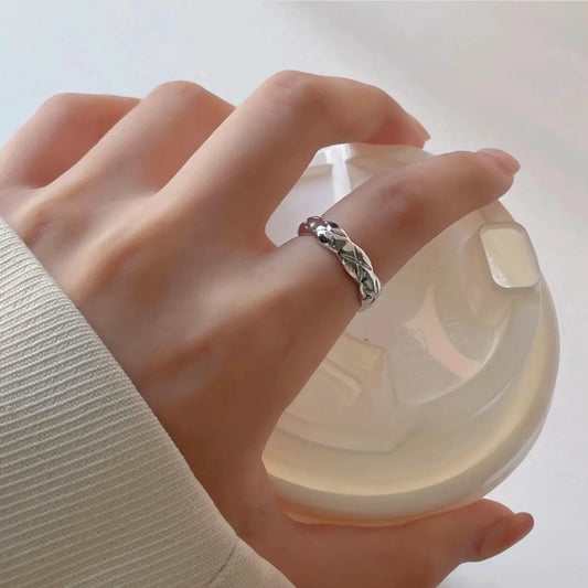 French Chic Diagonal Ring