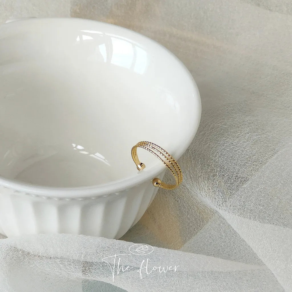 Triple Layer Adjustable Ring - Unique Tail Ring