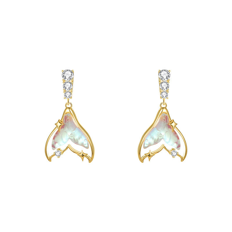 Unique Whale Tail Earrings