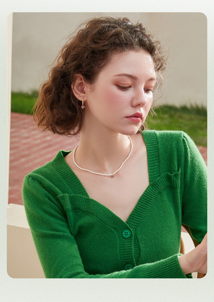 Heart Drop Earrings - Chic Gold-Tone Jewelry