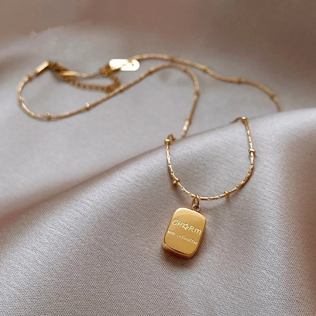 Double-Sided Titanium Necklace