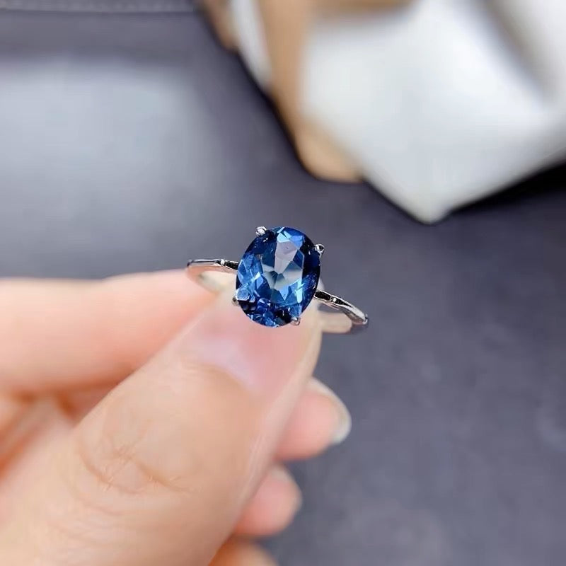 Blue Topaz Ring
