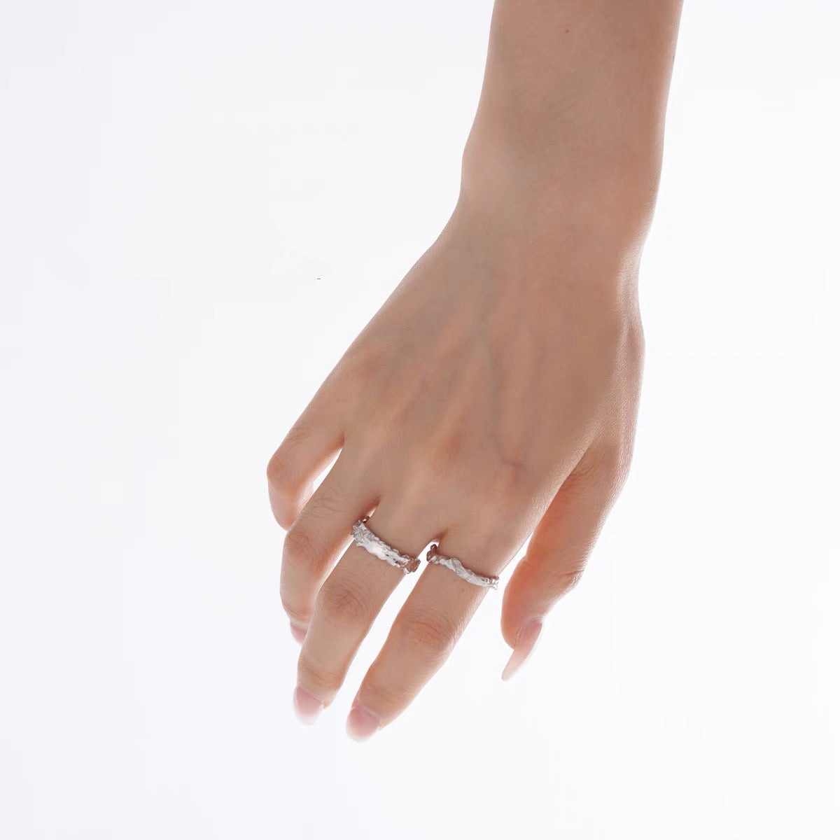 Weathered Erosion Textured Ring