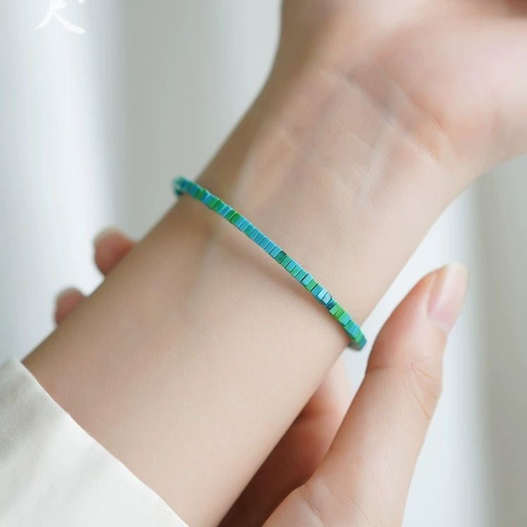 Delicate Turquoise Bracelet attracting wealth
