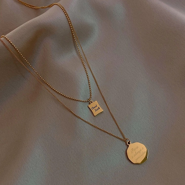 Double-Sided Titanium Necklace