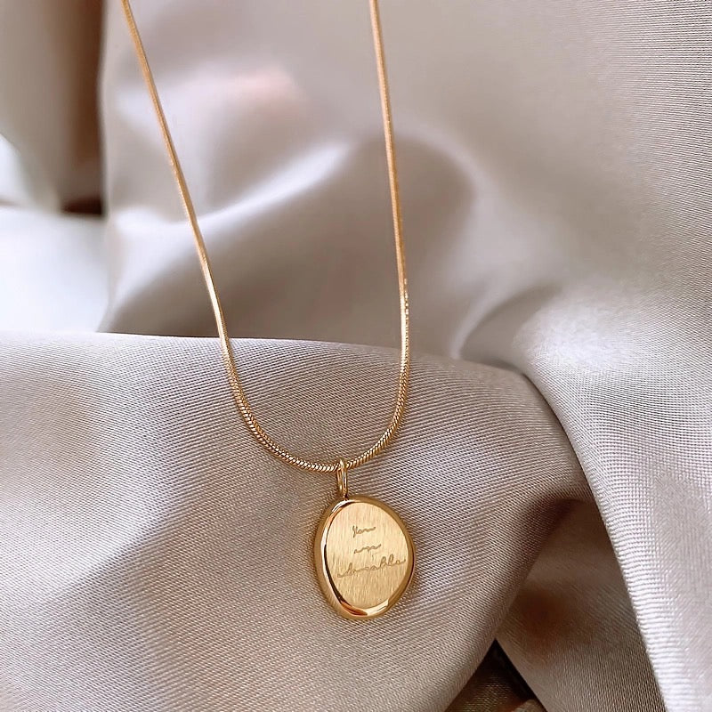 Double-Sided Titanium Necklace