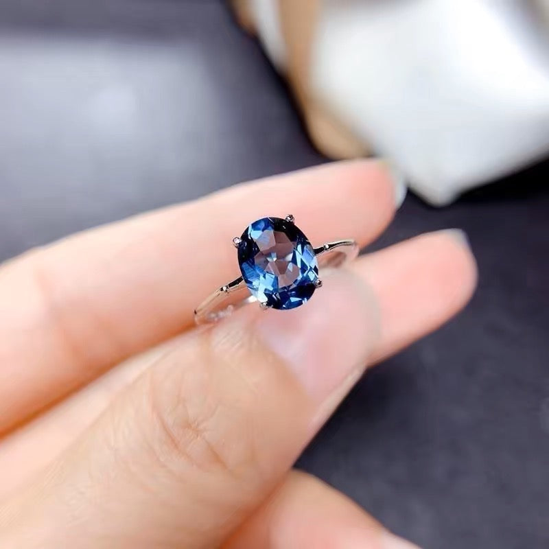 Blue Topaz Ring