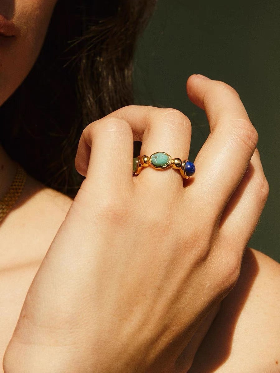 Vintage Turquoise Gemstone Ring