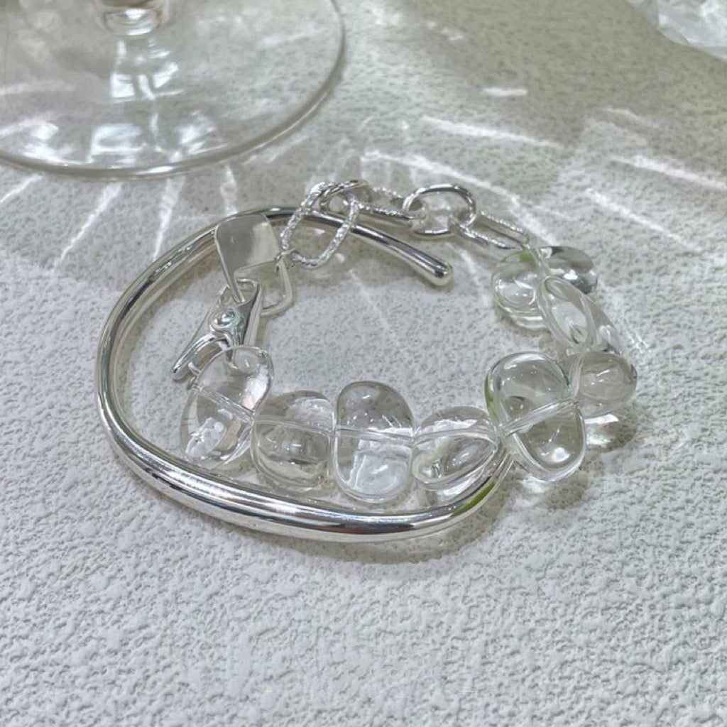 Moonlight Series White Crystal Bracelet