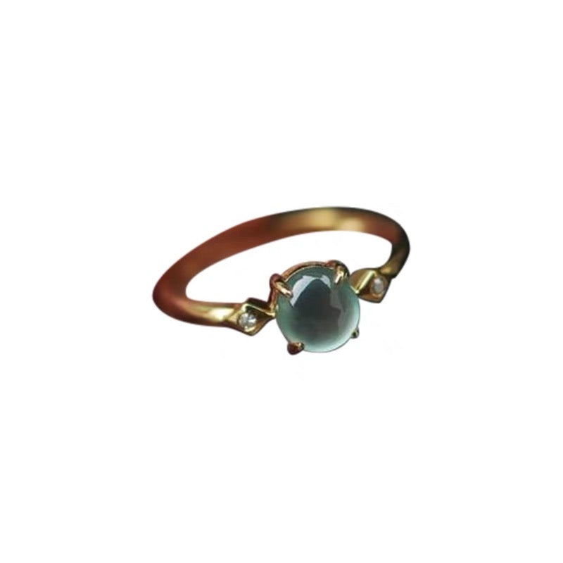 Chalcedony Egg Ring with