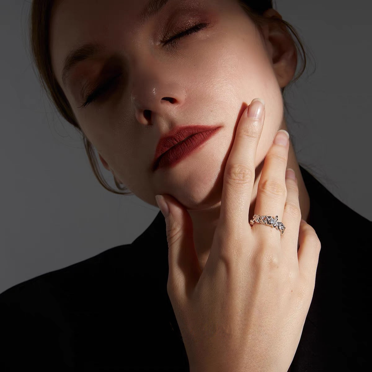 Glacier-Inspired Gemstone Ring