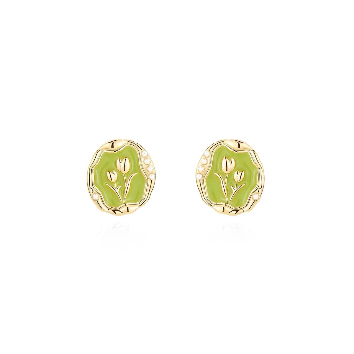 Flower Ear Clips
