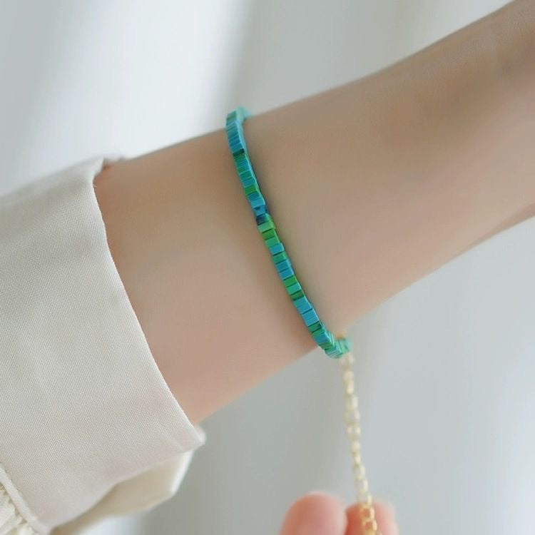 Delicate Turquoise Bracelet attracting wealth