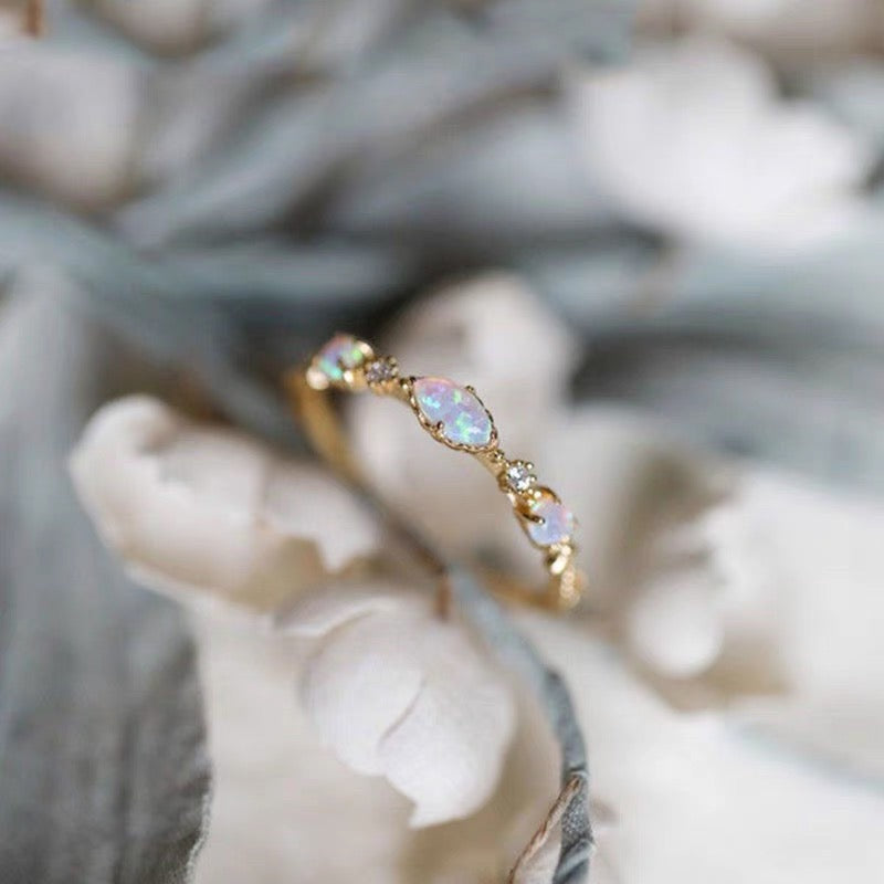 Opal 925 Sterling Silver Ring