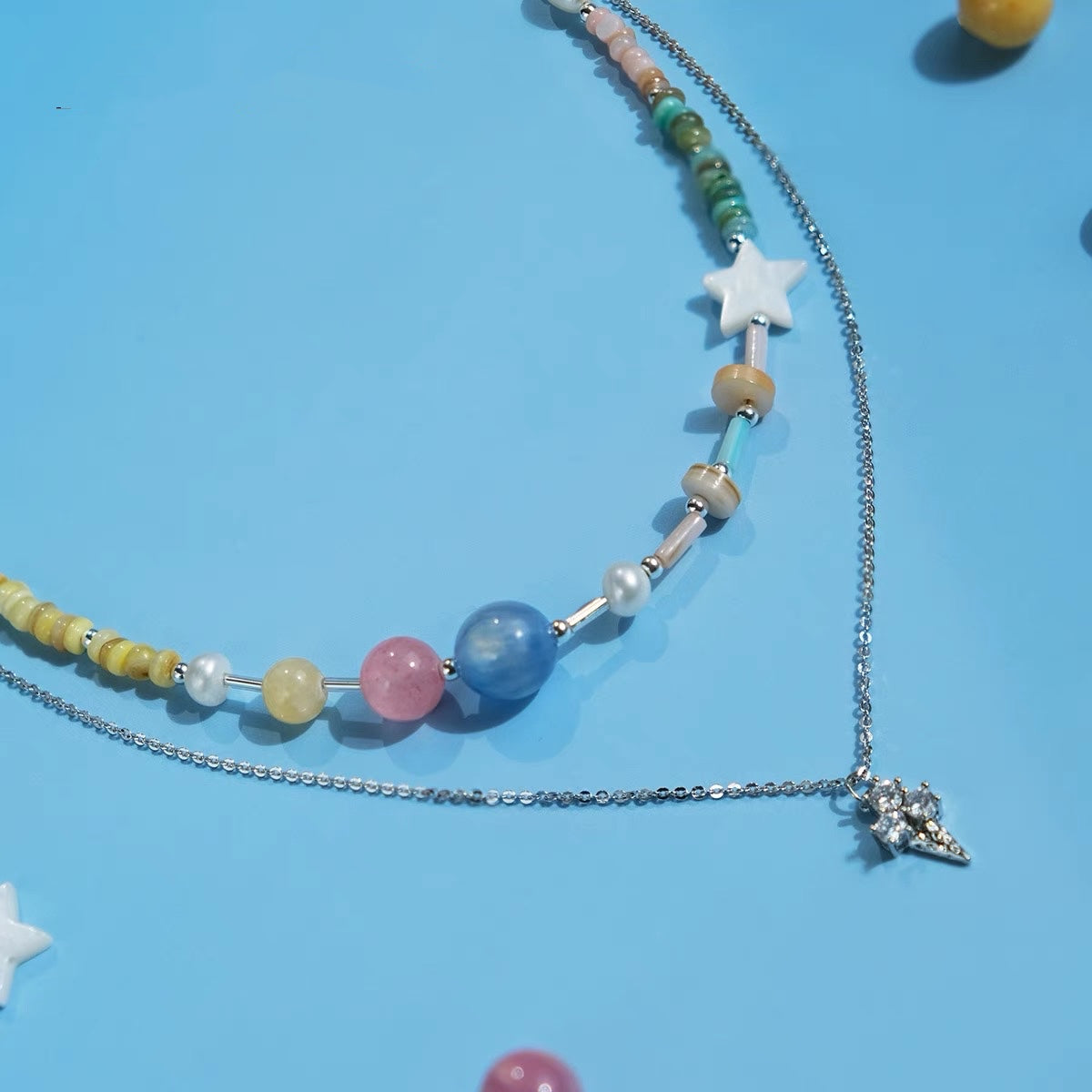 Colorful Dopamine Beaded Necklace
