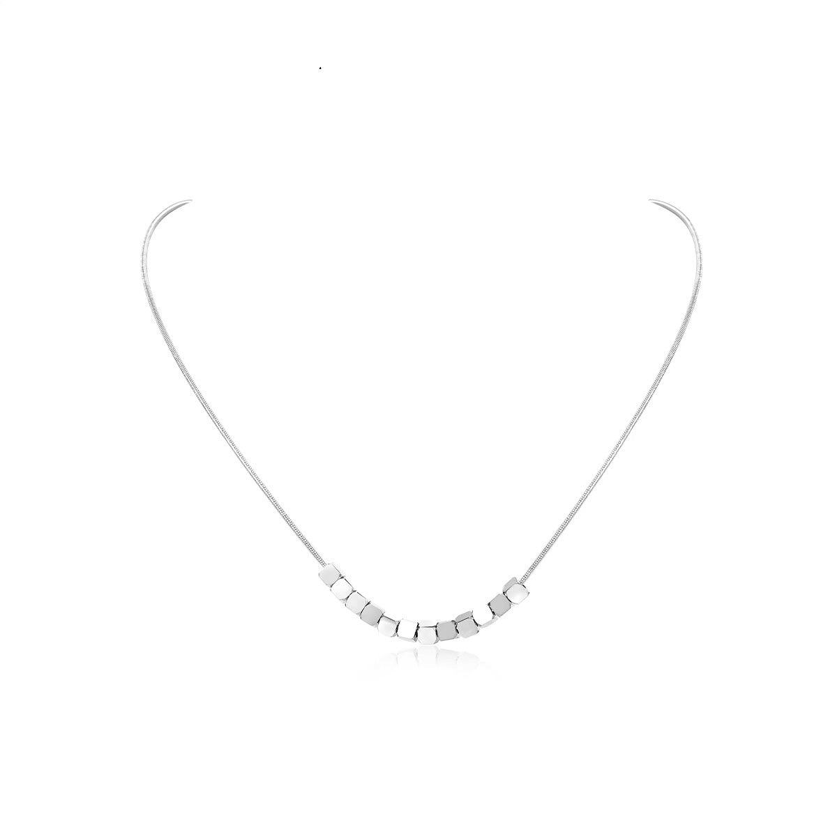 Geometric Sugar CubeNecklace