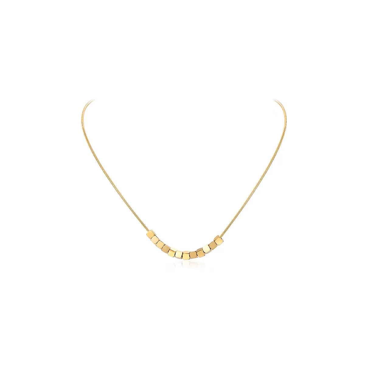 Geometric Sugar CubeNecklace