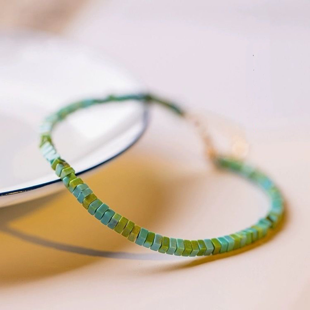 Delicate Turquoise Bracelet attracting wealth