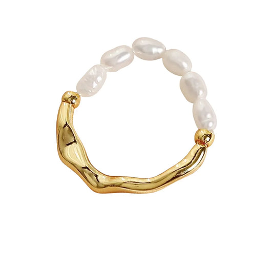 Freshwater Pearl Anchor Ring