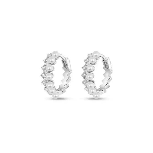 Minimalist Silver Hoop Earrings