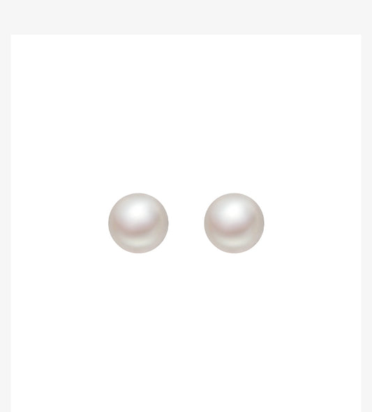 Natural Freshwater Pearl Stud Earrings