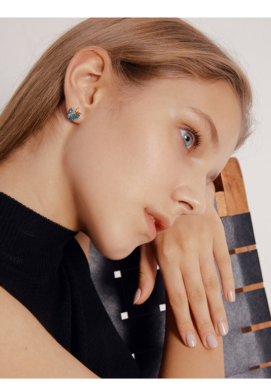 Butterfly Wing Earrings - Delicate and Elegant