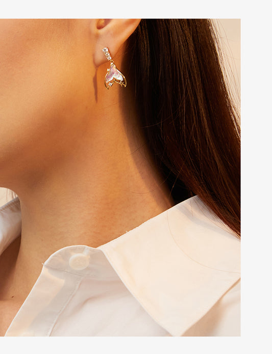 Unique Whale Tail Earrings