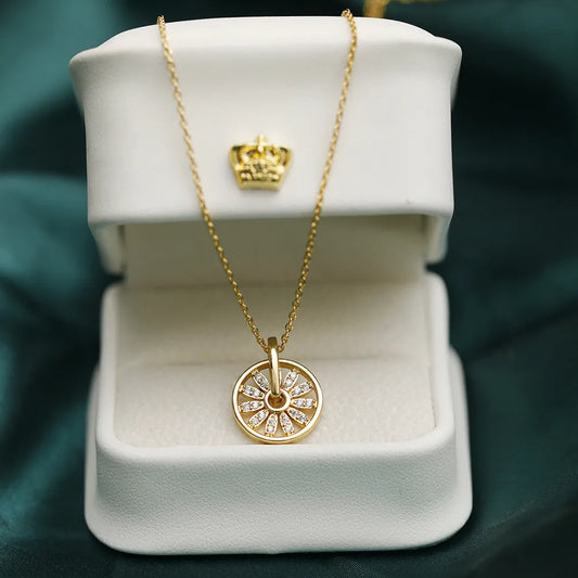 Spinning Windmill Necklace