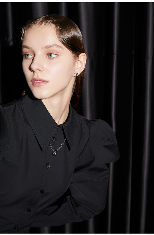 Heart Stud Earrings - Luxe Minimalist Style