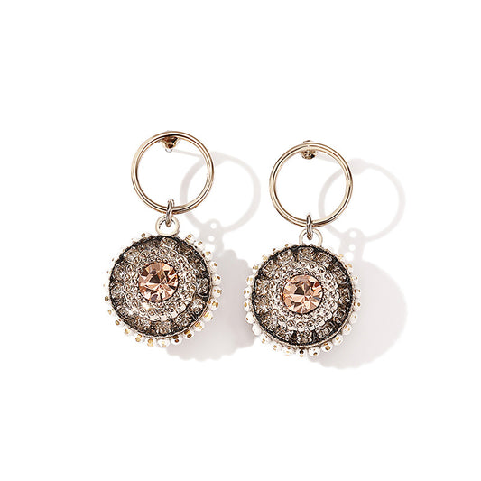 Baroque Drop Earrings - Elegant French-Style