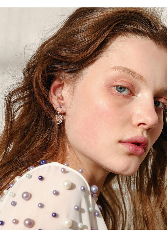 Baroque Drop Earrings - Elegant French-Style