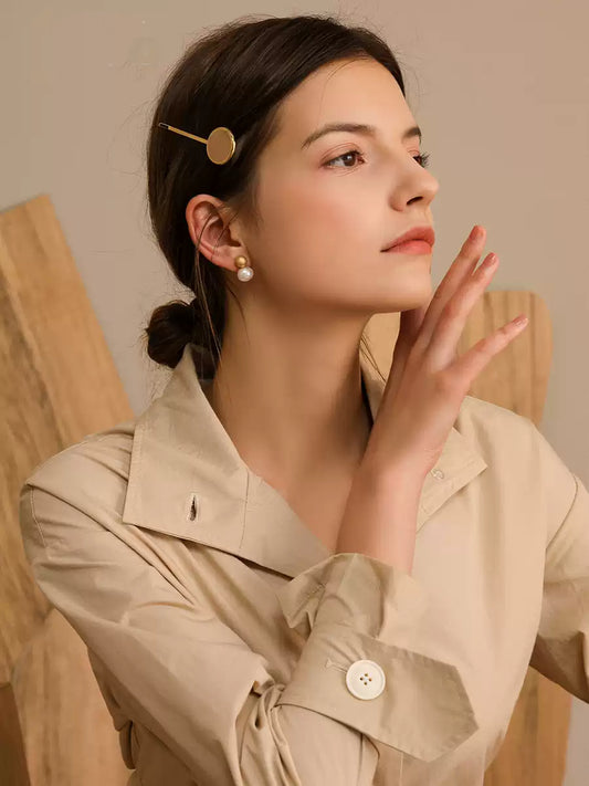 Freshwater Pearl Earrings - Chic & Elegant