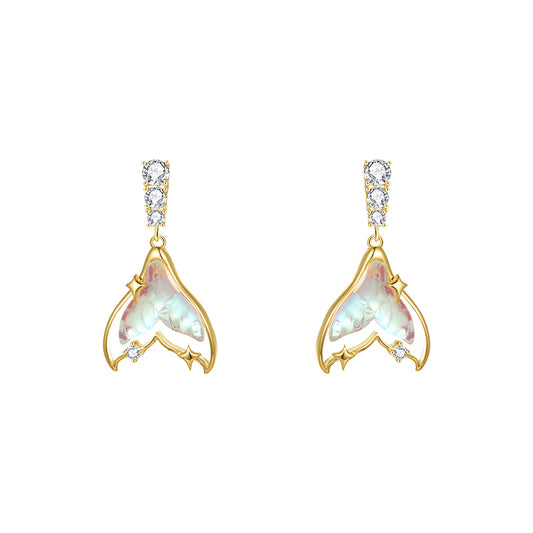 Unique Whale Tail Earrings