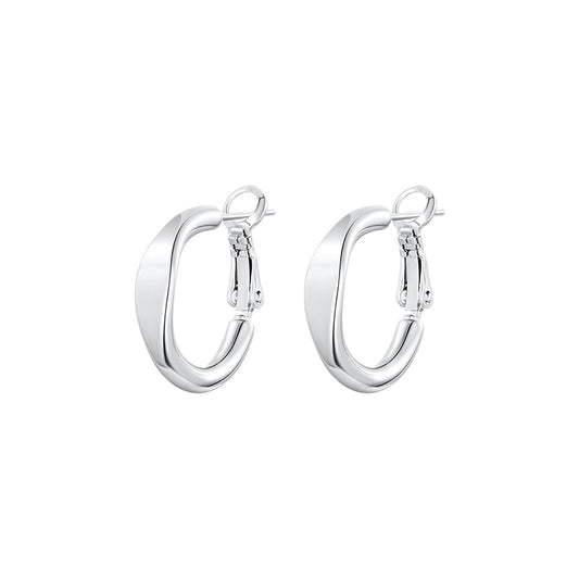 Silver Hoop Earrings