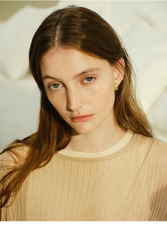 Minimalist Gold Hoop Earrings