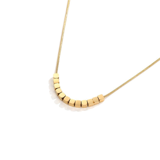 Geometric Sugar CubeNecklace
