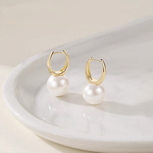 Retro Faux Pearl Ear Cuffs