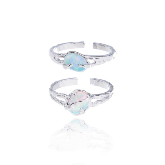 Dreamy Starry Sea Opal Ring