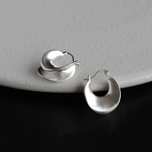 Double-Layer Geometric U-Shaped Ear Cuffs