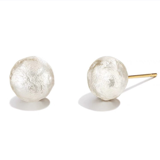 Faux Pearl Earrings with EarCuff and Stud Design
