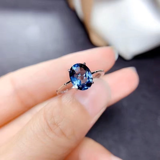 Blue Topaz Ring