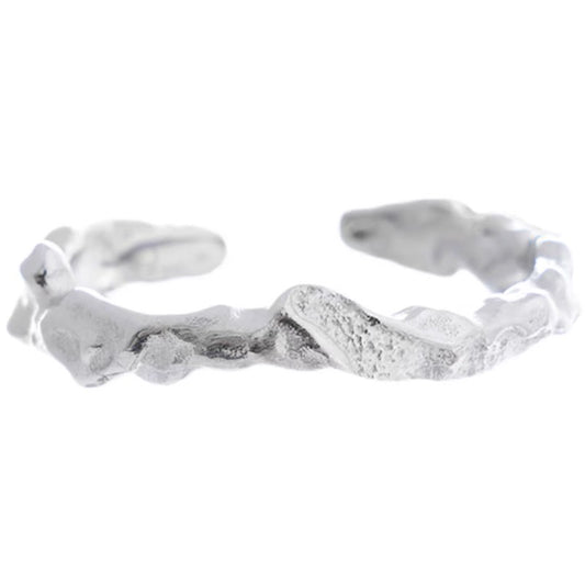 Weathered Erosion Textured Ring