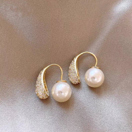 Micro-Pearl Earrings