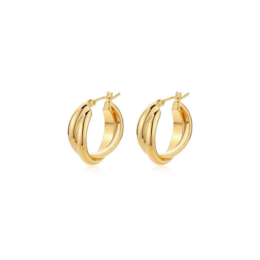 Metal Hoop Earrings