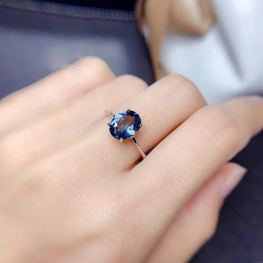 Blue Topaz Ring