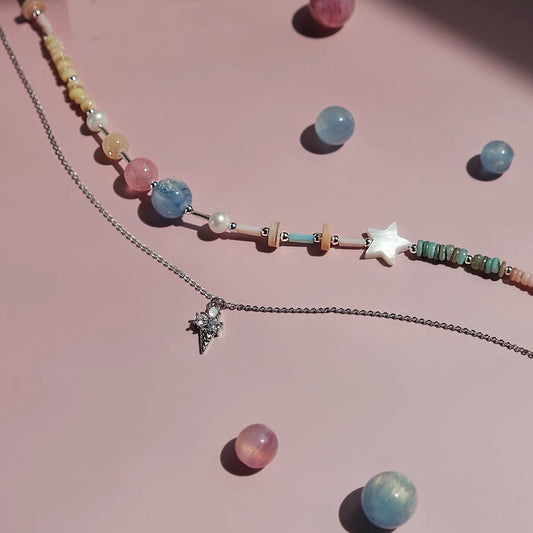 Colorful Dopamine Beaded Necklace