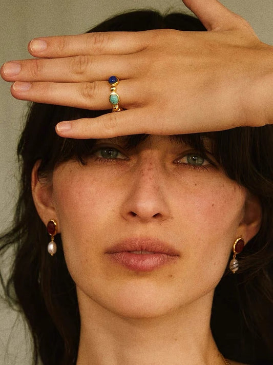 Vintage Turquoise Gemstone Ring