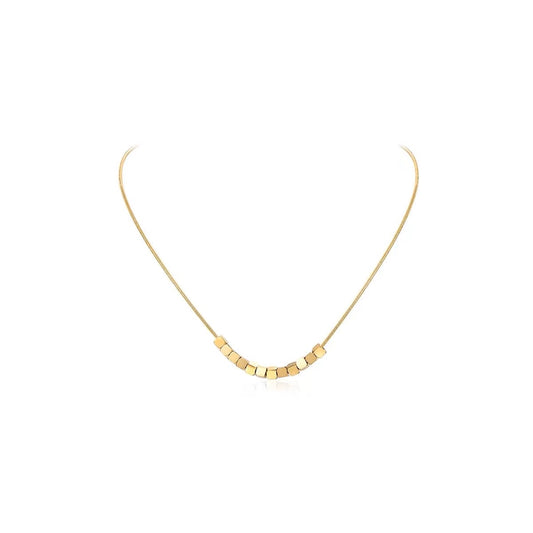 Geometric Sugar CubeNecklace