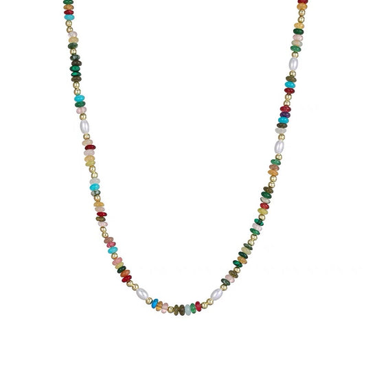 Colorful Dopamine Beaded Necklace